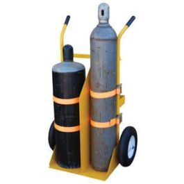 Welding Cylinder Torch Cart with Pneumatic Wheels