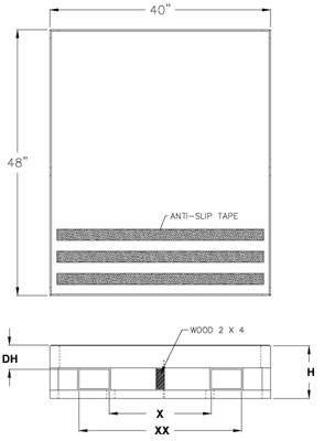 forklift picking pallet