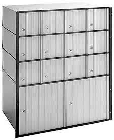 14 door aluminum mailboxes