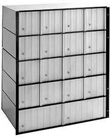 18 door aluminum mailboxes