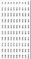self-adhesive numbers