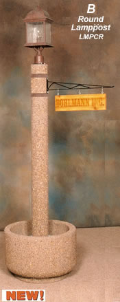 round lamppost