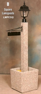 square lampposts