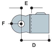 Note: Type F50-4 Female Single Swivel Socket will only mate with a Type M50-4 Male Single Swivel Socket Member.