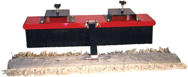 Optional Dust Mop collects dust and fine particles on smooth floors.