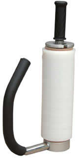 Hand held stretch wrapper