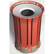 steel slat waste continer