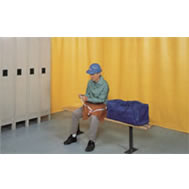glide wall track & roller partition system