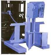 drum handling fork-lift attachment
