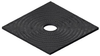 5 foot square tree grate