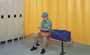 glide wall track & roller partition 