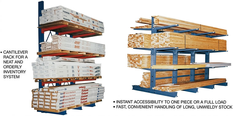 standard heavy duty cantilever rack