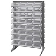 economy shelf bins sloped shelving units