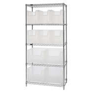 giant stack containers wire storage center