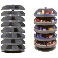 rotabin revolving shelf units