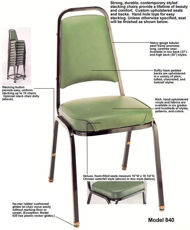 stack chairs