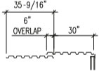 Overlapping dust cover sections may be necessary. (Detail 9)