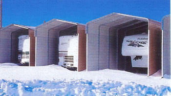 steel storage shelters