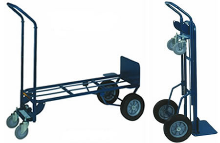 two-in-one industrial steel hand trucks
