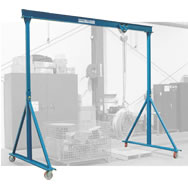 fixed and adjustable height steel gantry cranes