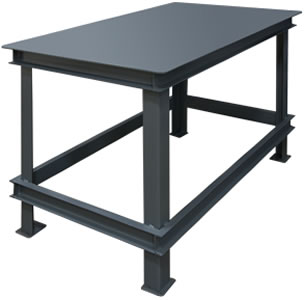 machine table heavy duty tables steel extra welded industrial assembly deep wide durham foot stands info thick