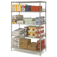 stainless steel super erecta shelving