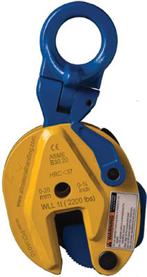 PCUA Series Universal Plate Lifiting Clamps have an all steel body that provides durable strength in a compact size.